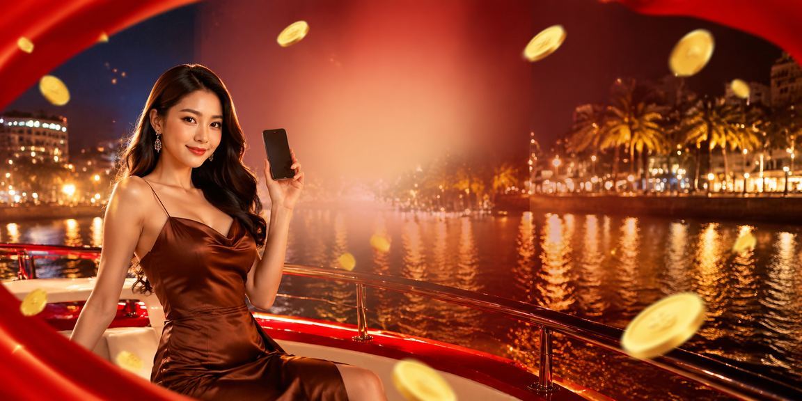 Người dùng xem casino trên điện thoại tại Phan Thiết cùng ly cà phê Việt
