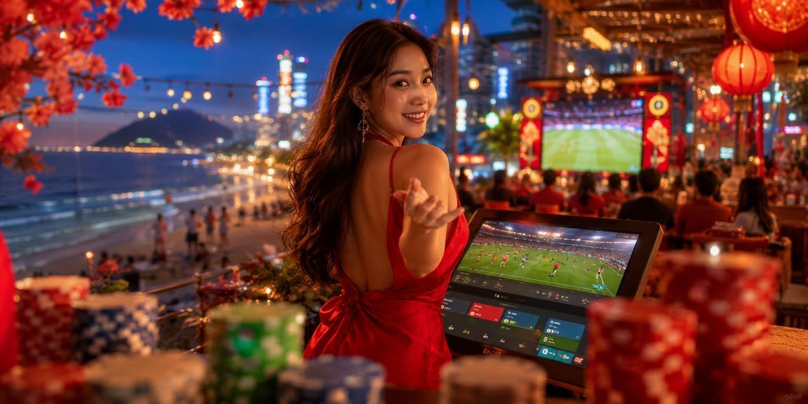 Bãi biển Vũng Tàu với chủ đề casino betting và thói quen xem kèo trên di động
